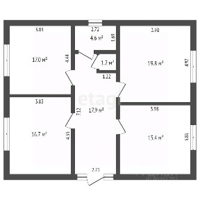 Продается 1-этажный дом, 98 м²