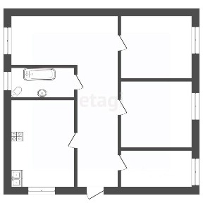 Продается 1-этажный дом, 91,4 м²