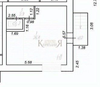 Сдается офис, 30,8 м²