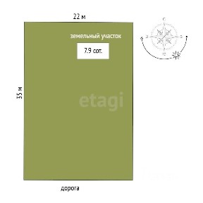 Продается участок, 15 сот.
