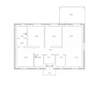 Продается 1-этажный дом, 104 м²