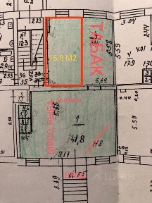 Сдается торговая площадь, 15 м²