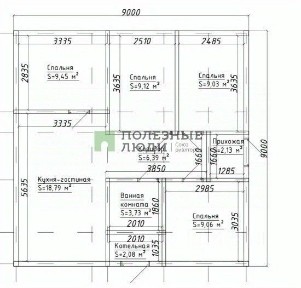 Продается 1-этажный дом, 81 м²