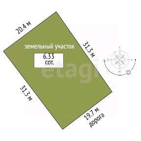 Продается 1-этажный дом, 18 м²