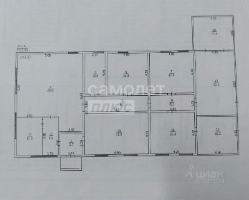 Продается 1-этажный дом, 266,5 м²