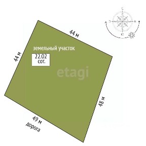 Продается 1-этажный дом, 30 м²