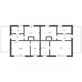 Продается 50% часть дома, 43,2 м²