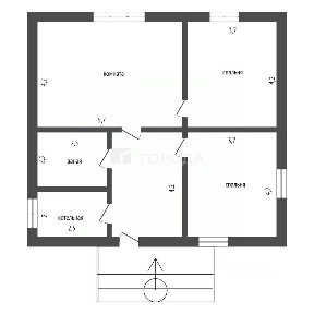 Продается 1-этажный дом, 80 м²