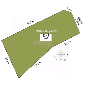 Продается 1-этажный дом, 34 м²