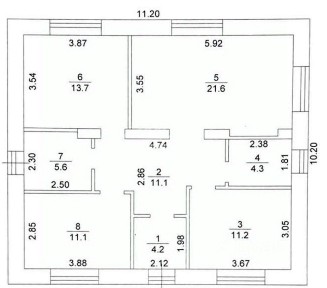Продается 1-этажный коттедж, 90 м²