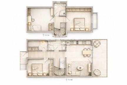 Продается 2-этажный дом, 113 м²