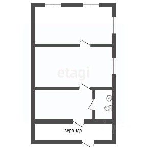 Продается 1/3 часть дома, 38,37 м²