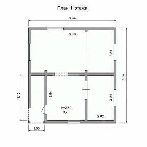 Продается 2-этажный дом, 107 м²