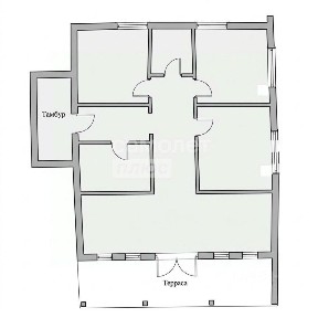 Продается 1-этажный дом, 110 м²