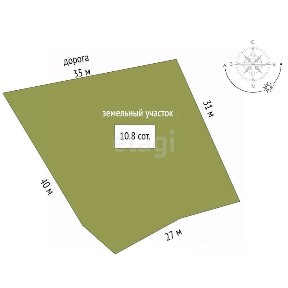 Продается участок, 10,8 сот.