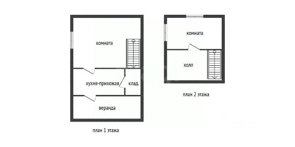 Продается 2-этажный дом, 71,7 м²