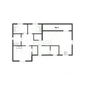 Продается 1-этажный дом, 150 м²