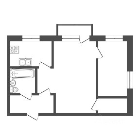 Продается 2-комн. квартира, 40 м²