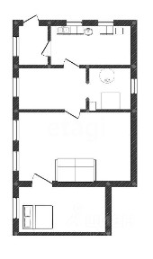 Продается 1-этажный дом, 83,3 м²