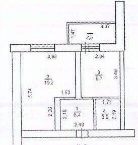 Продается 1-комн. квартира, 38,2 м²
