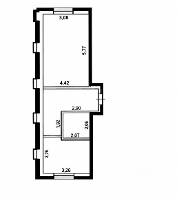 Продается 1-комн. квартира, 44,8 м²