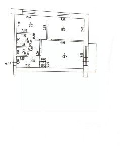 Продается 2-комн. квартира, 41 м²