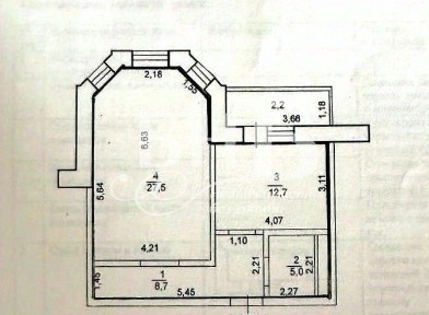 Продается 2-комн. квартира, 53,9 м²