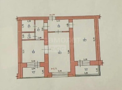 Продается 2-комн. квартира, 61,4 м²