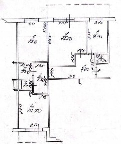 Продается 3-комн. квартира, 64,5 м²