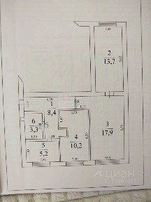Продается 3-комн. квартира, 58,6 м²