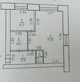 Продается 1-комн. квартира, 30,4 м²