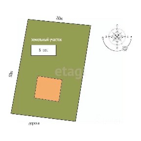 Продается 1-этажный дом, 59,4 м²