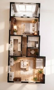 Продается 1-этажный дом, 61,4 м²