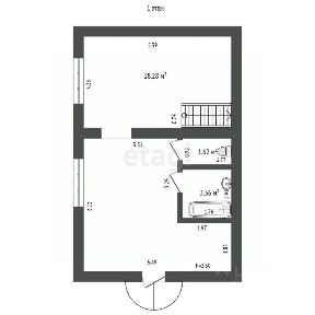 Продается 2-этажный дом, 68 м²