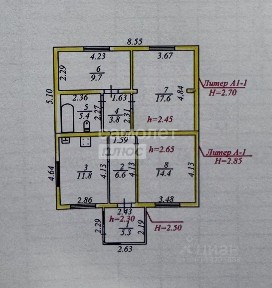 Продается 1-этажный дом, 75 м²