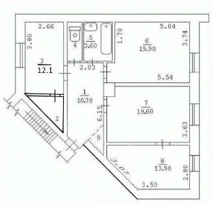 Продается 3-комн. квартира, 80,8 м²