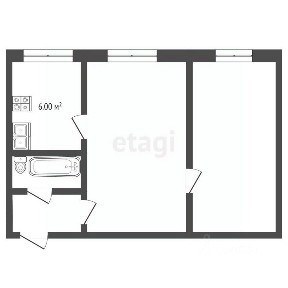 Продается 2-комн. квартира, 45,5 м²