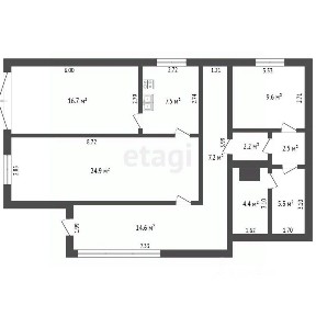 Продается 1-этажный дом, 94,9 м²