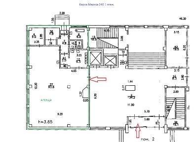 Сдается помещение свободного назначения, 378 м²