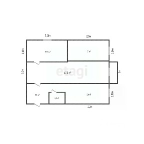 Продается 3-комн. квартира, 50 м²