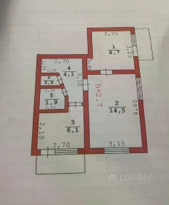 Продается 2-комн. квартира, 36,2 м²