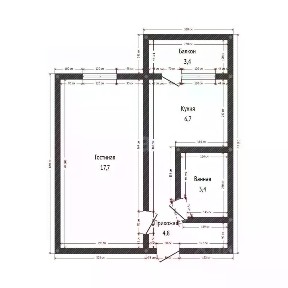 Продается 1-комн. квартира, 33,8 м²