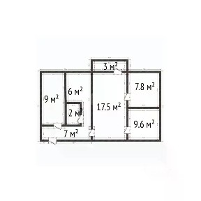 Продается 4-комн. квартира, 60 м²