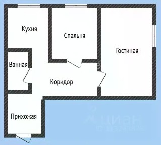 Продается 2-комн. квартира, 71 м²