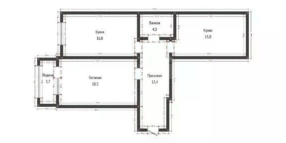 Продается 2-комн. квартира, 70 м²
