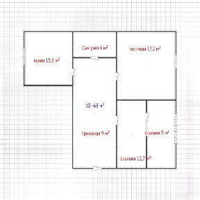 Продается 3-комн. квартира, 68 м²