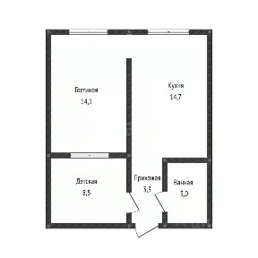 Продается 1-комн. квартира, 45 м²