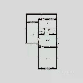 Продается 2-комн. квартира, 57 м²