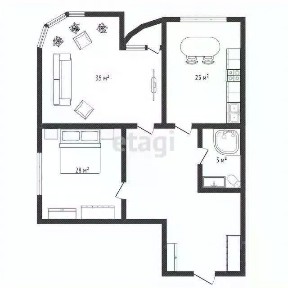 Продается 2-комн. квартира, 109,2 м²