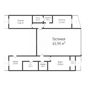 Продаются 4-комн. апартаменты, 167 м²